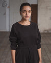 BASERANGE Loose-fitting sports casual pants Made in Portugal BAS-FSPRI000-HEI Black FSP FSPRI000